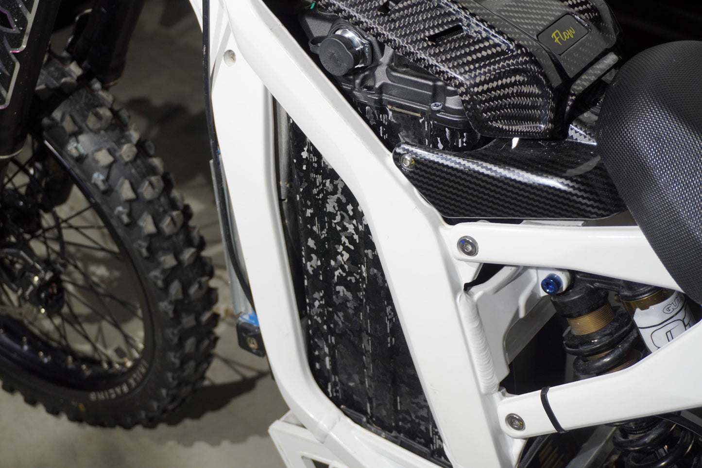 E-Bike ShadowSlate Black Camouflage Wrap - Riot Racing