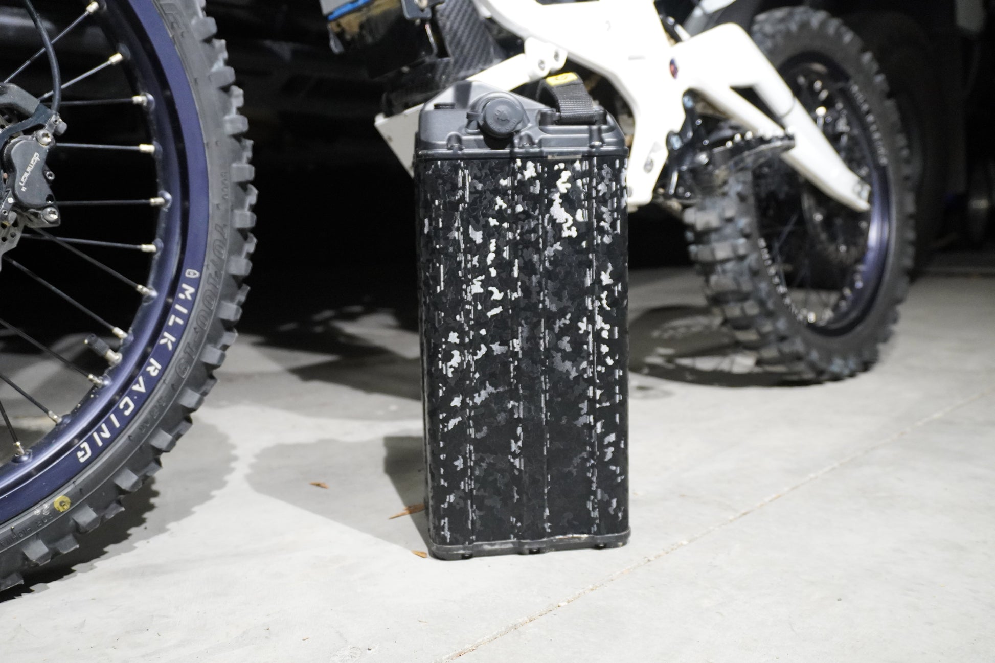 E-Bike ShadowSlate Black Camouflage Wrap - Riot Racing