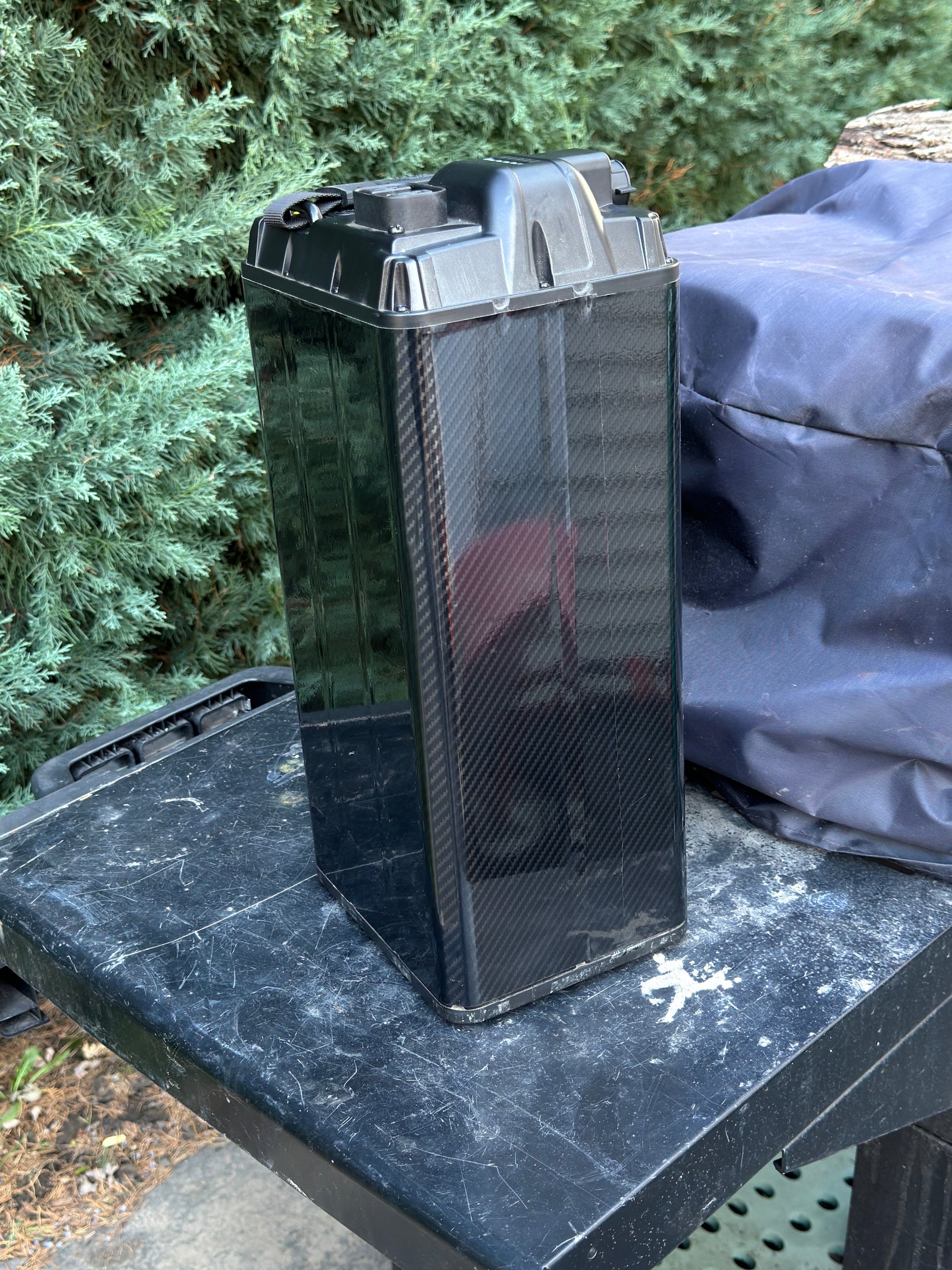 E-Bike Carbon Fiber Battery Wrap - Riot Racing