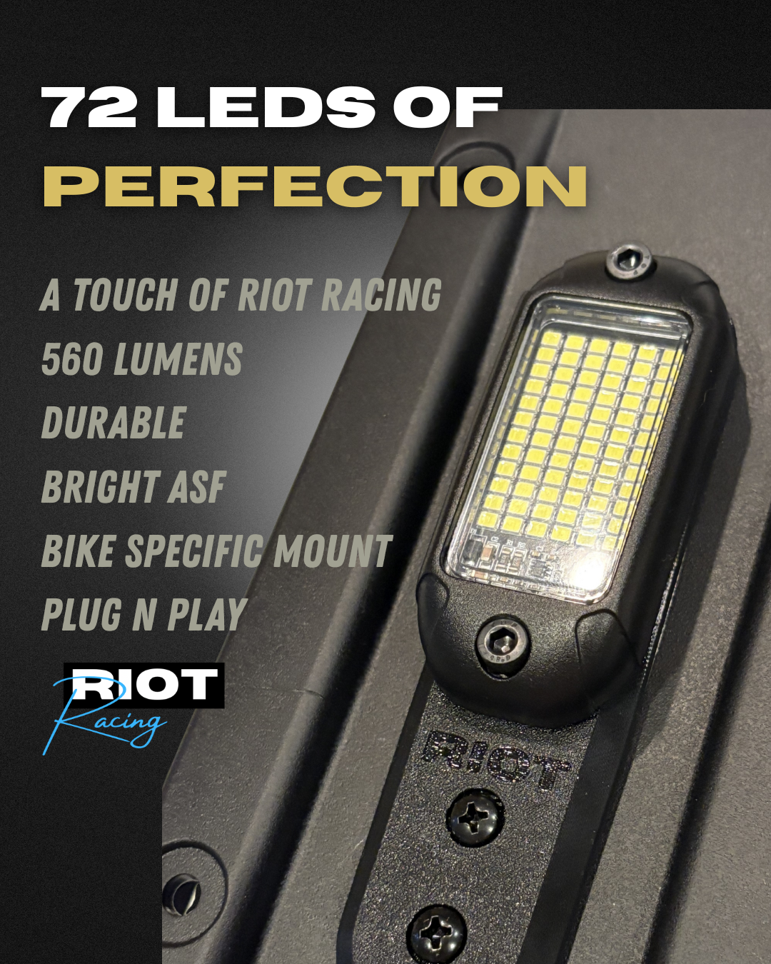INSTOCK - Riot BEAM (72LED ROCKLIGHT) - Riot Racing