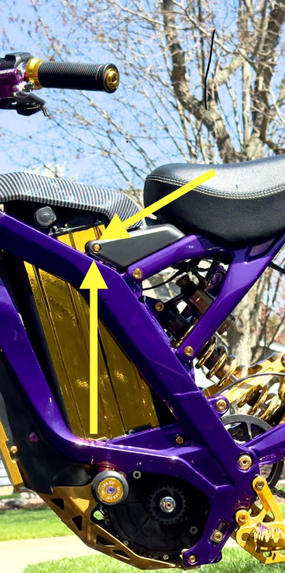 Titanium Bolts for Side-Plastics (Lock for Battery Lid) Surron, Segway, E-Ride Pro - Riot Racing