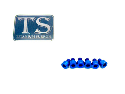 EBMX X9000 Heat Sink Titanium Bolt Kits (6) - Riot Racing