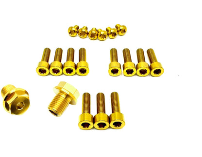 Titanium FastAce Fork Bolt Kits ALX13RC (2.0), AHX12RV (Gravitee), ALX32RC - Riot Racing