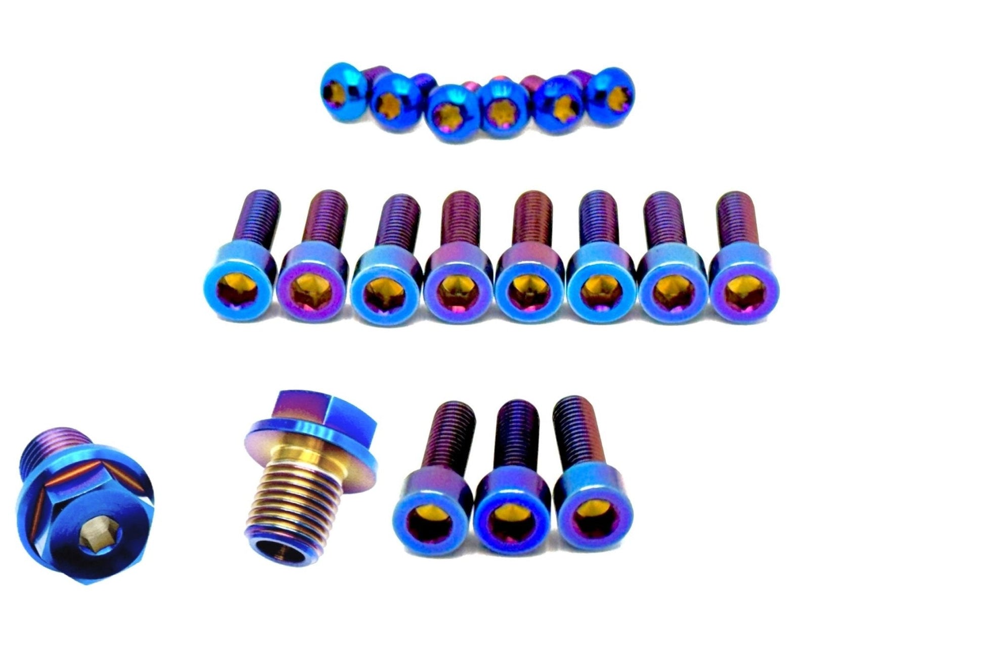 Titanium FastAce Fork Bolt Kits ALX13RC (2.0), AHX12RV (Gravitee), ALX32RC - Riot Racing