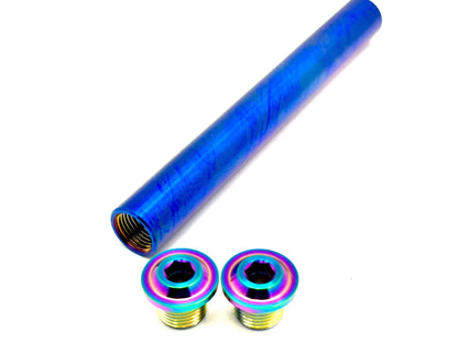 KKE Fork Custom Titanium Axle and Two Axle End-Bolts - Riot Racing