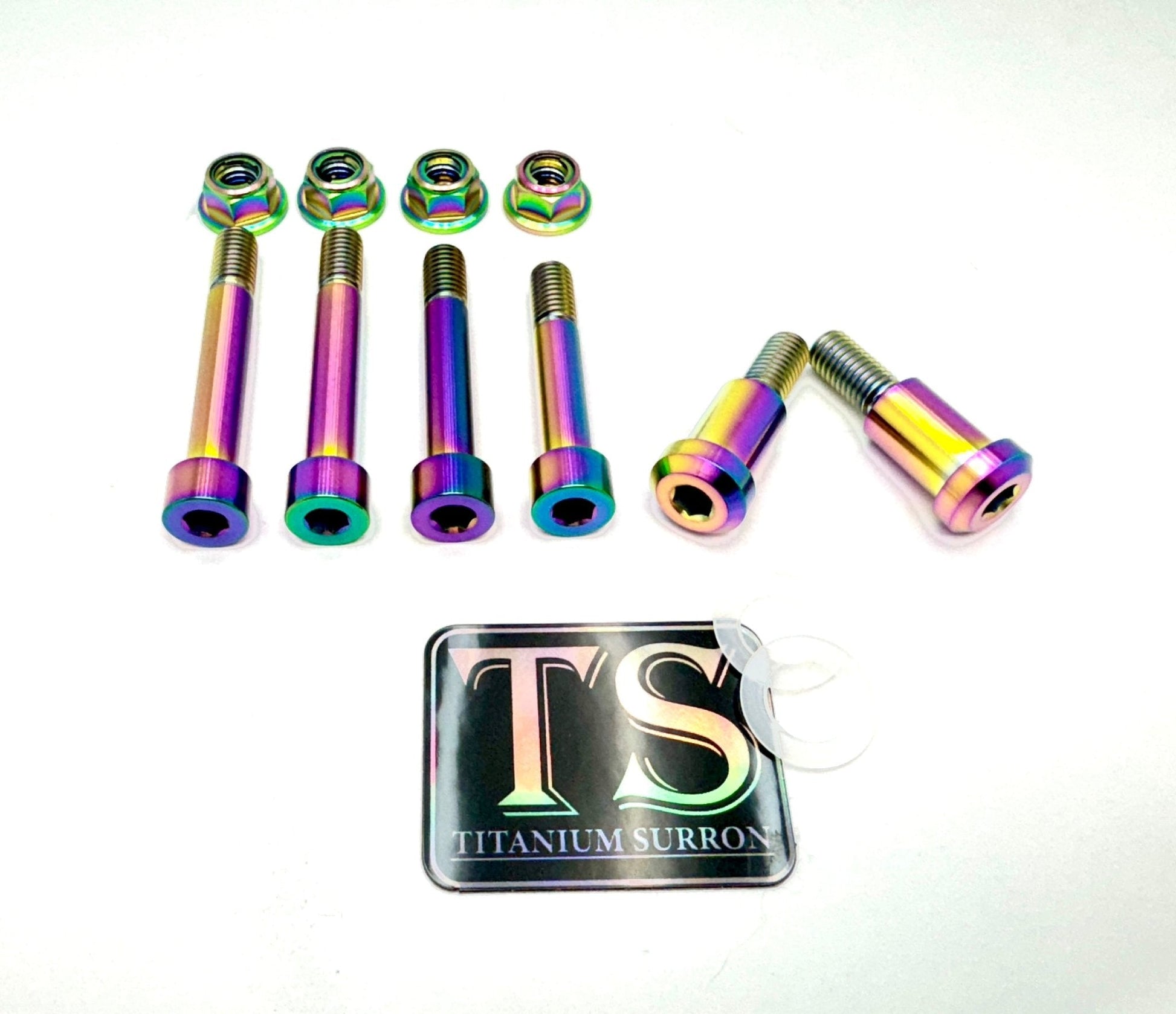 Titanium Rear Suspension/ Linkage Bolt Kit for Surron LBX & Segway X260 - Riot Racing