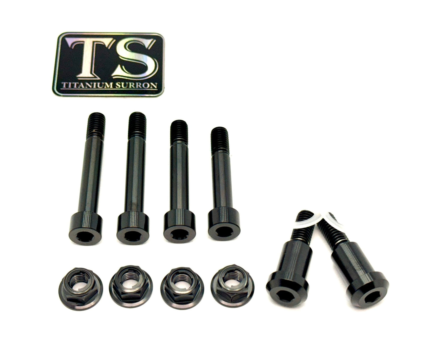 Titanium Rear Suspension/ Linkage Bolt Kit for Surron LBX & Segway X260 - Riot Racing