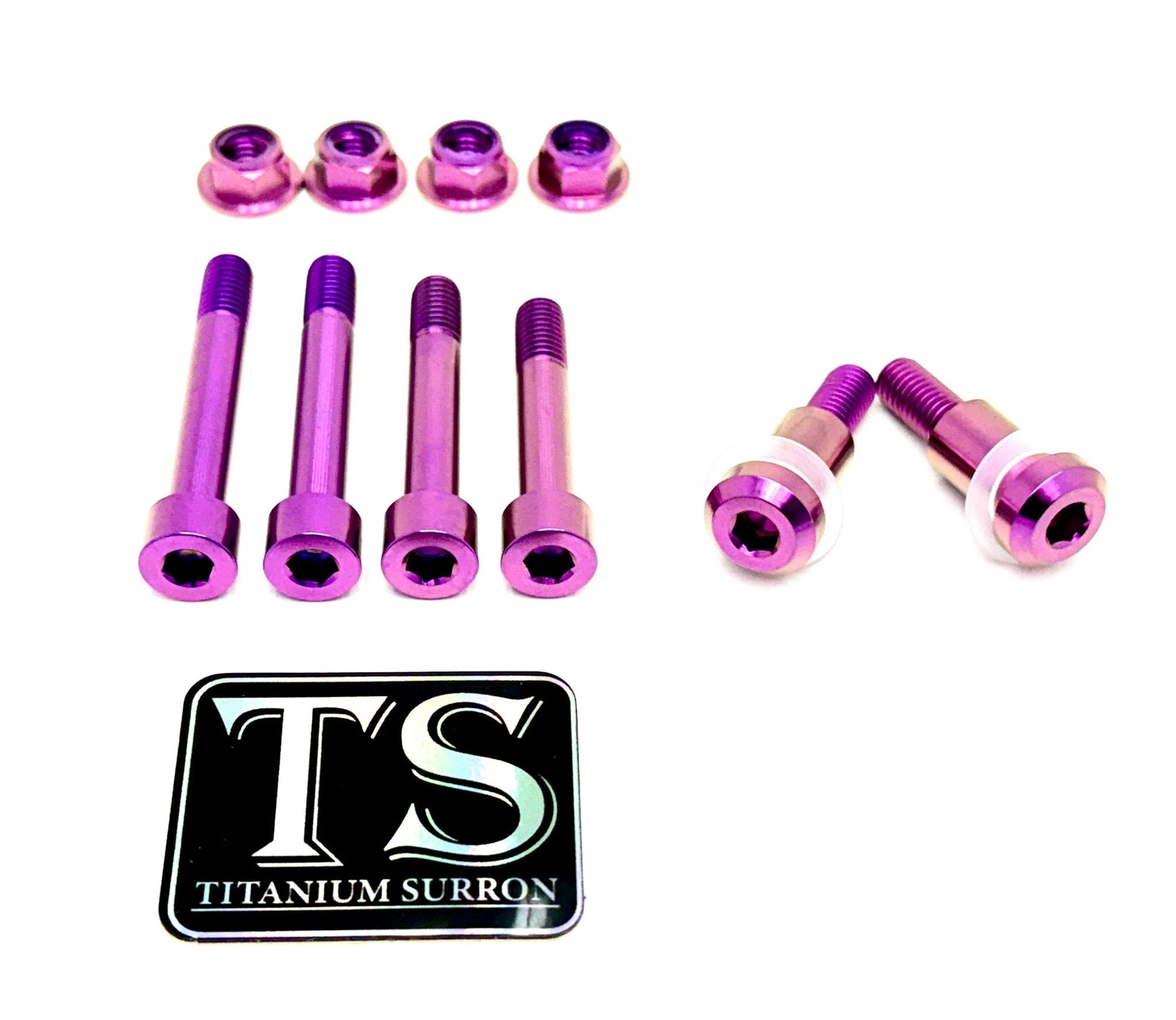 Titanium Rear Suspension/ Linkage Bolt Kit for Surron LBX & Segway X260 - Riot Racing