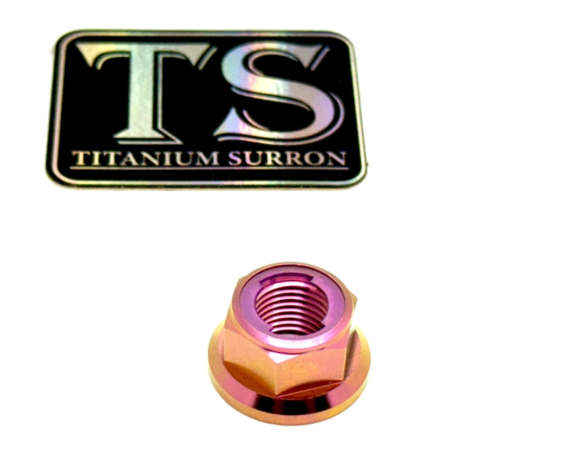 Titanium Sotion/ Torp Motor FW01 GTS01 Reverse Thread Nut - M12 - Riot Racing