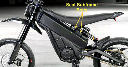 Talaria XXX Seat Subframe Titanium Bolts (4) - Riot Racing