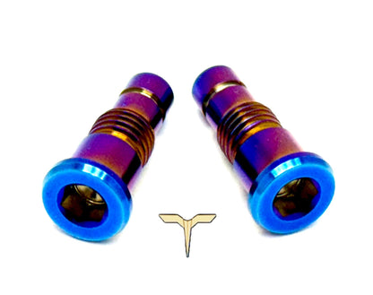 Titanium Battery Lid Bolts - Talaria Sting R MX4 (Two Pcs) - Riot Racing