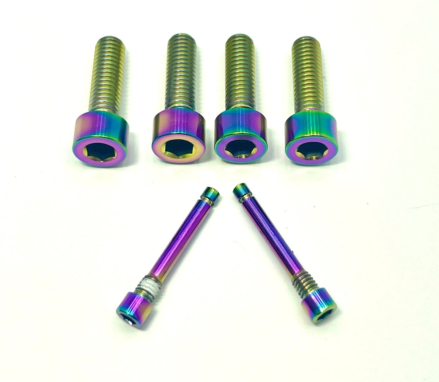 Titanium Caliper Bolt Kit (20mm Bolts) - Riot Racing