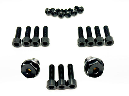 Titanium FastAce Fork Bolt Kits ALX13RC (2.0), AHX12RV (Gravitee), ALX32RC - Riot Racing