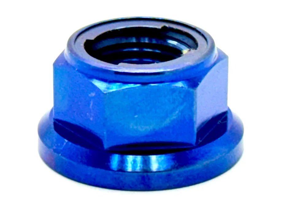 Titanium Lock M8 Nut - M8x1.25 - Riot Racing