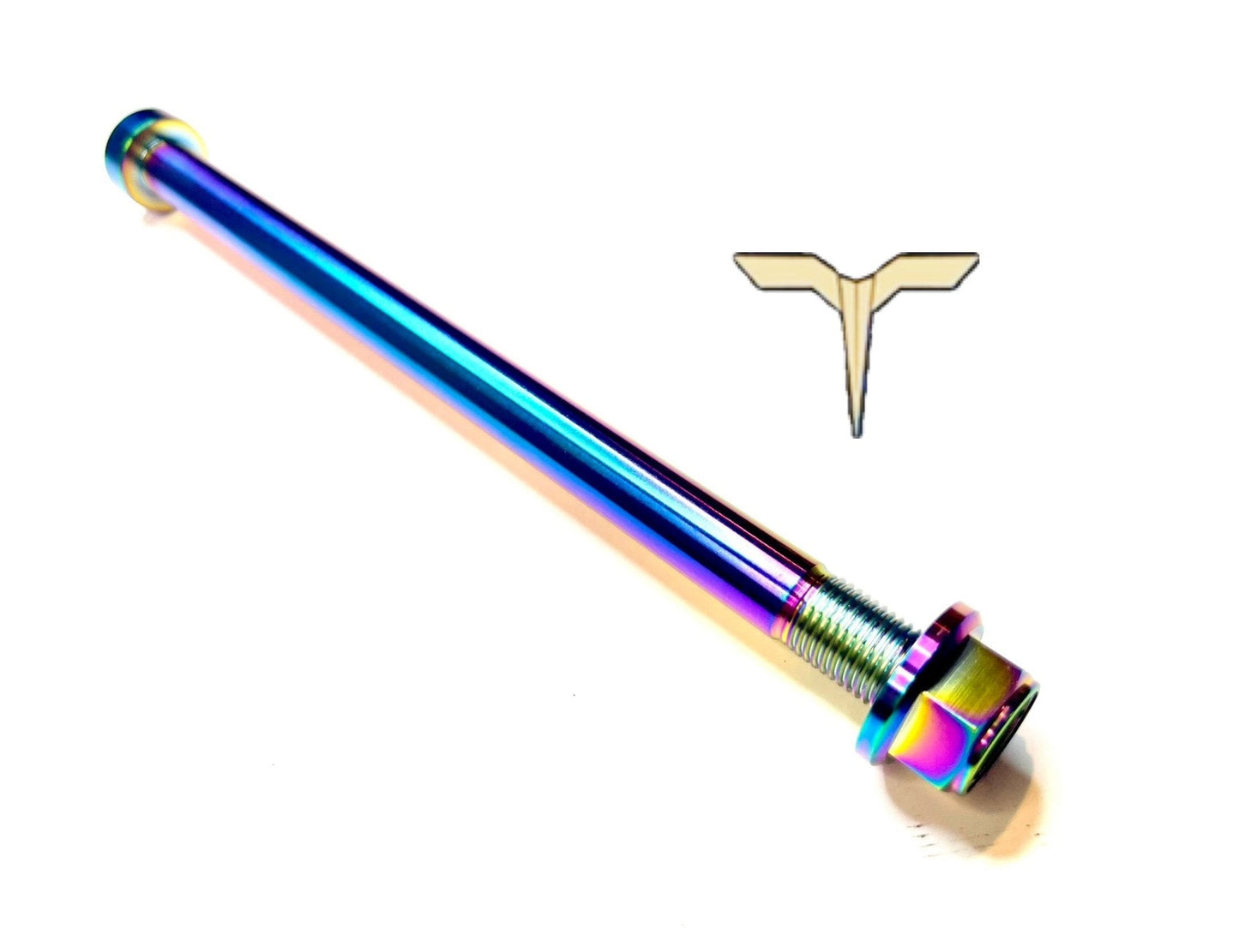 Titanium Rear Axle and Nut - Talaria - Riot Racing