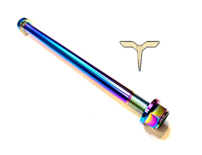 Titanium Rear Axle and Nut - Talaria - Riot Racing
