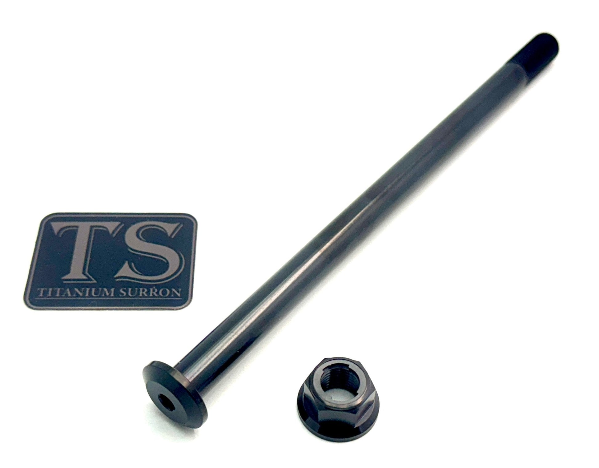 Titanium Rear Axle and Nut - Talaria - Riot Racing