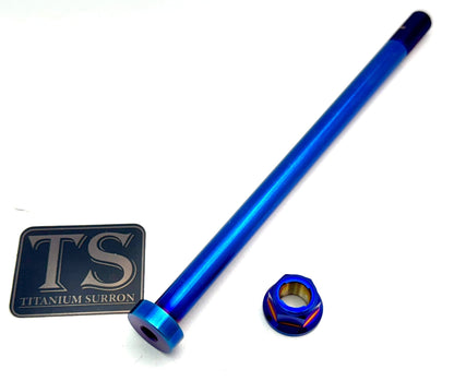 Titanium Rear Axle and Nut - Talaria - Riot Racing