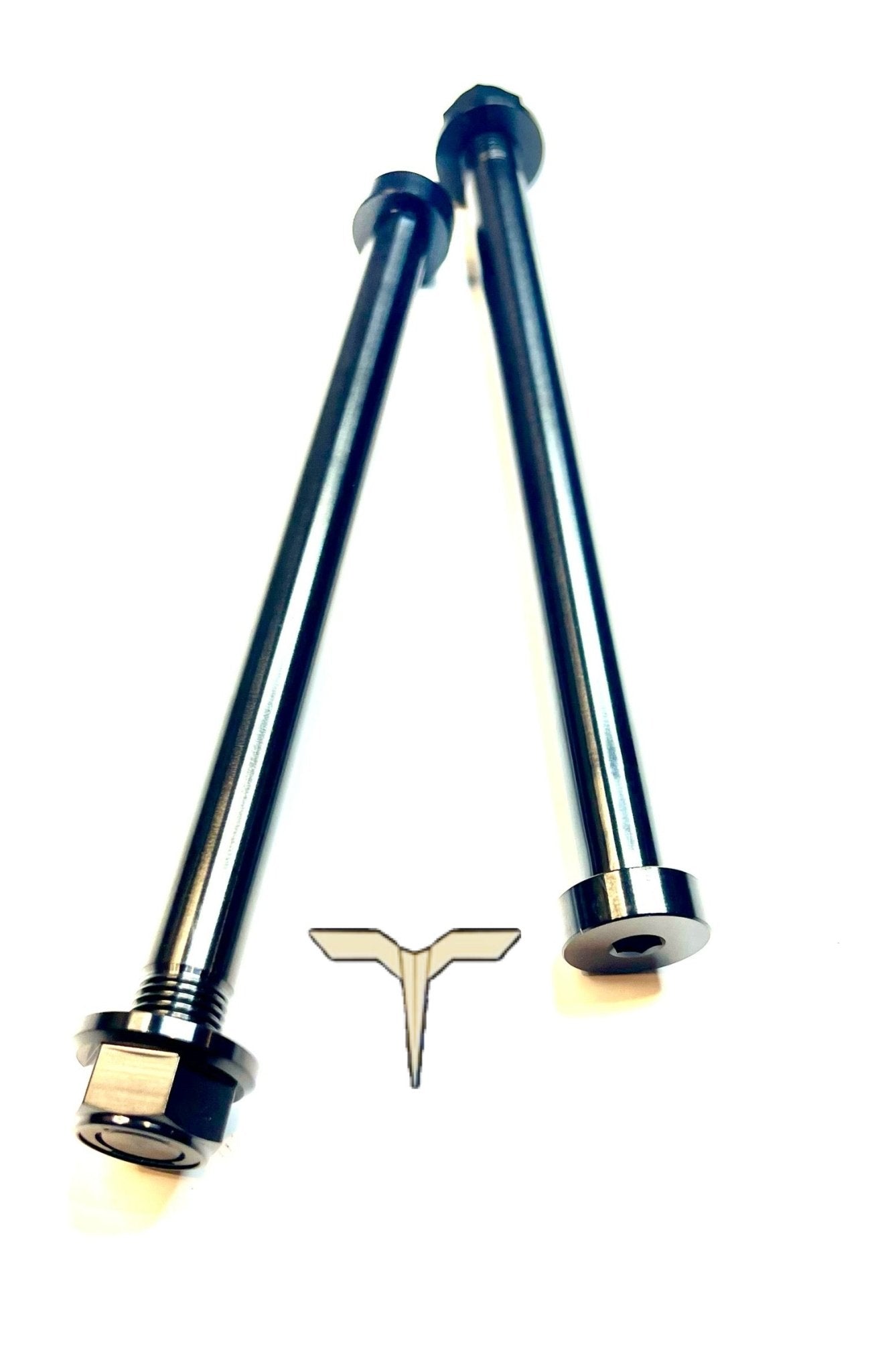 Titanium Rear Axle and Nut - Talaria - Riot Racing