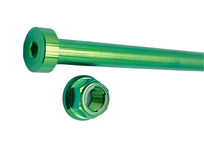 Titanium Rear Axle and Nut - Talaria - Riot Racing