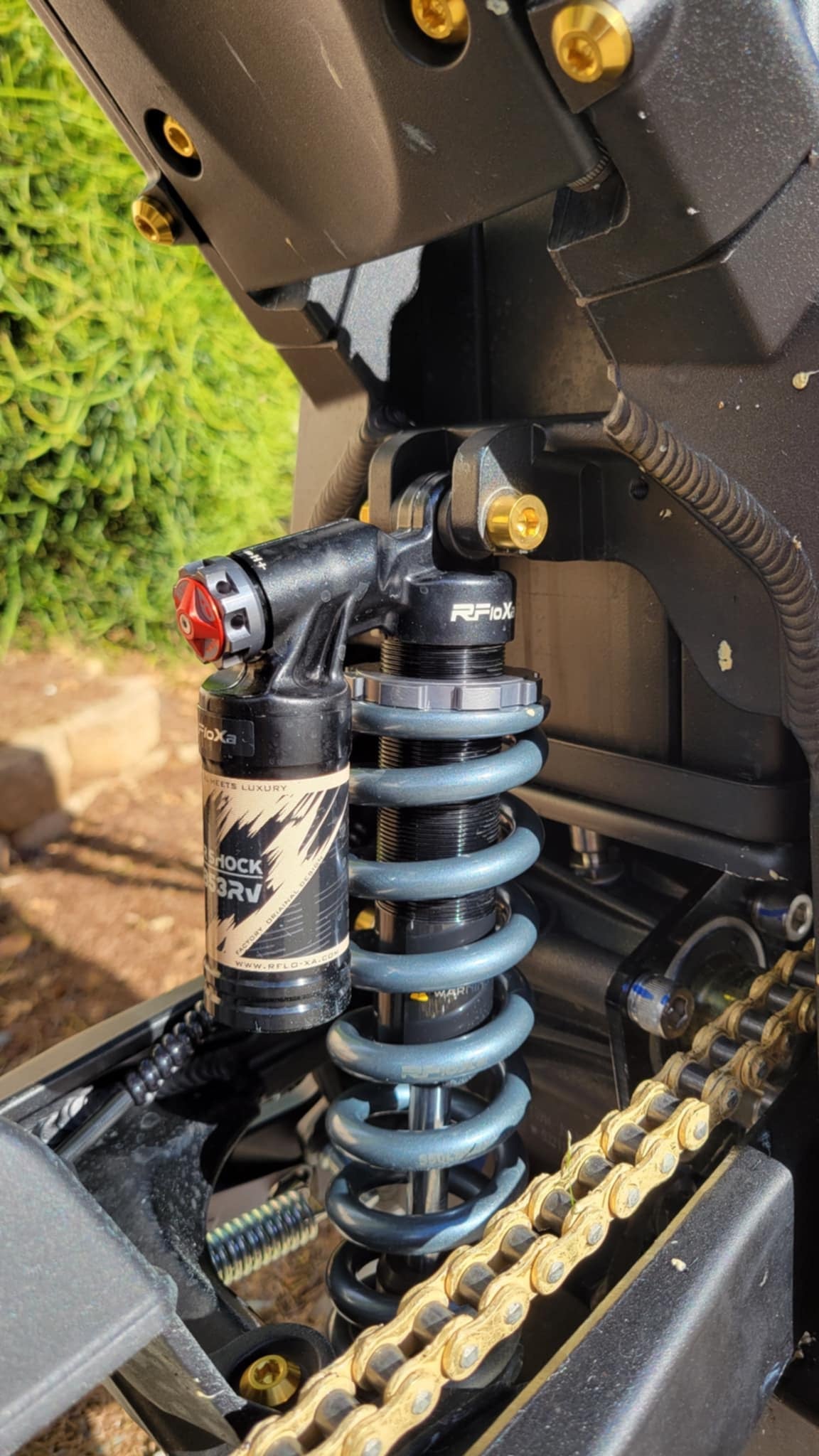 Titanium Rear Shock Mount Hardware (4 Pieces) Altis Sigma - Riot Racing