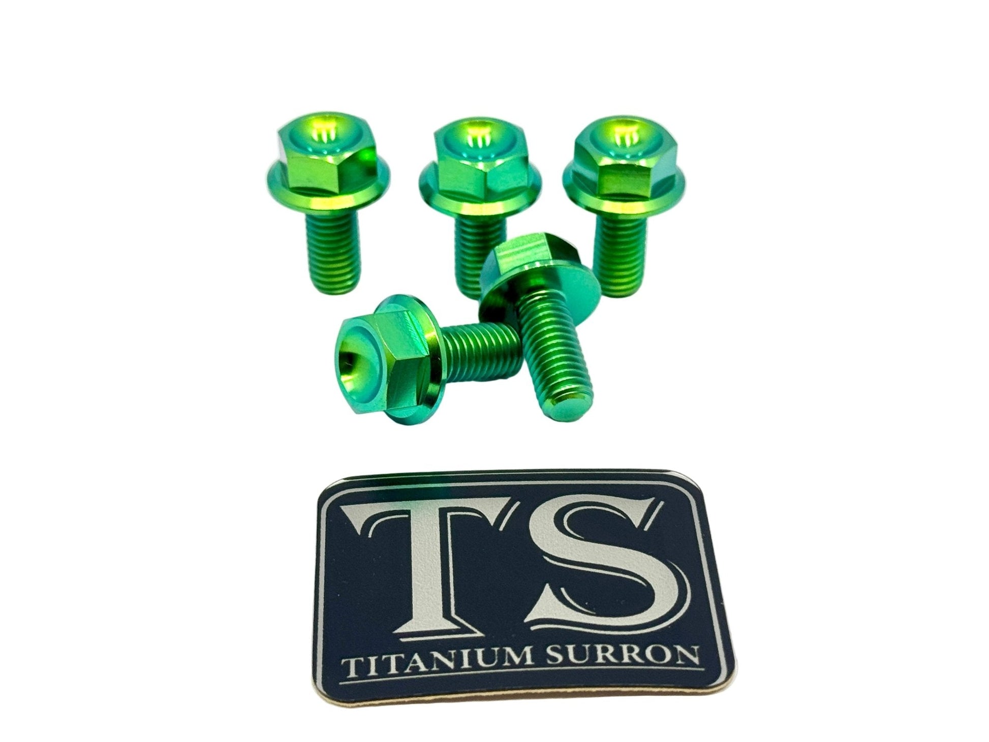 Titanium Rear Sprocket Bolts - E-Moto - Riot Racing