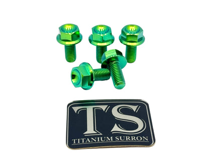 Titanium Rear Sprocket Bolts - E-Moto - Riot Racing