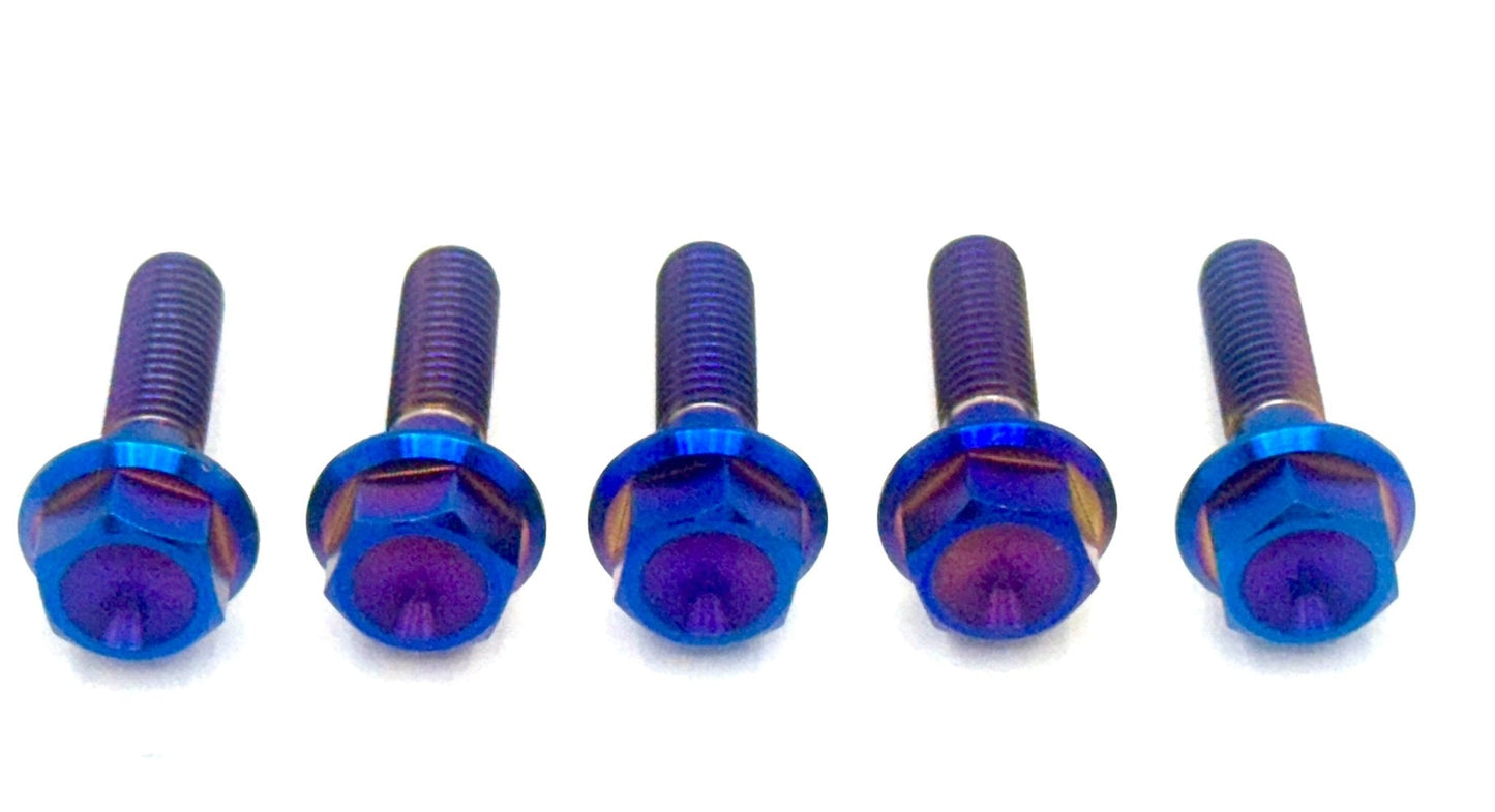 Titanium Rear Sprocket Bolts - E-Moto - Riot Racing