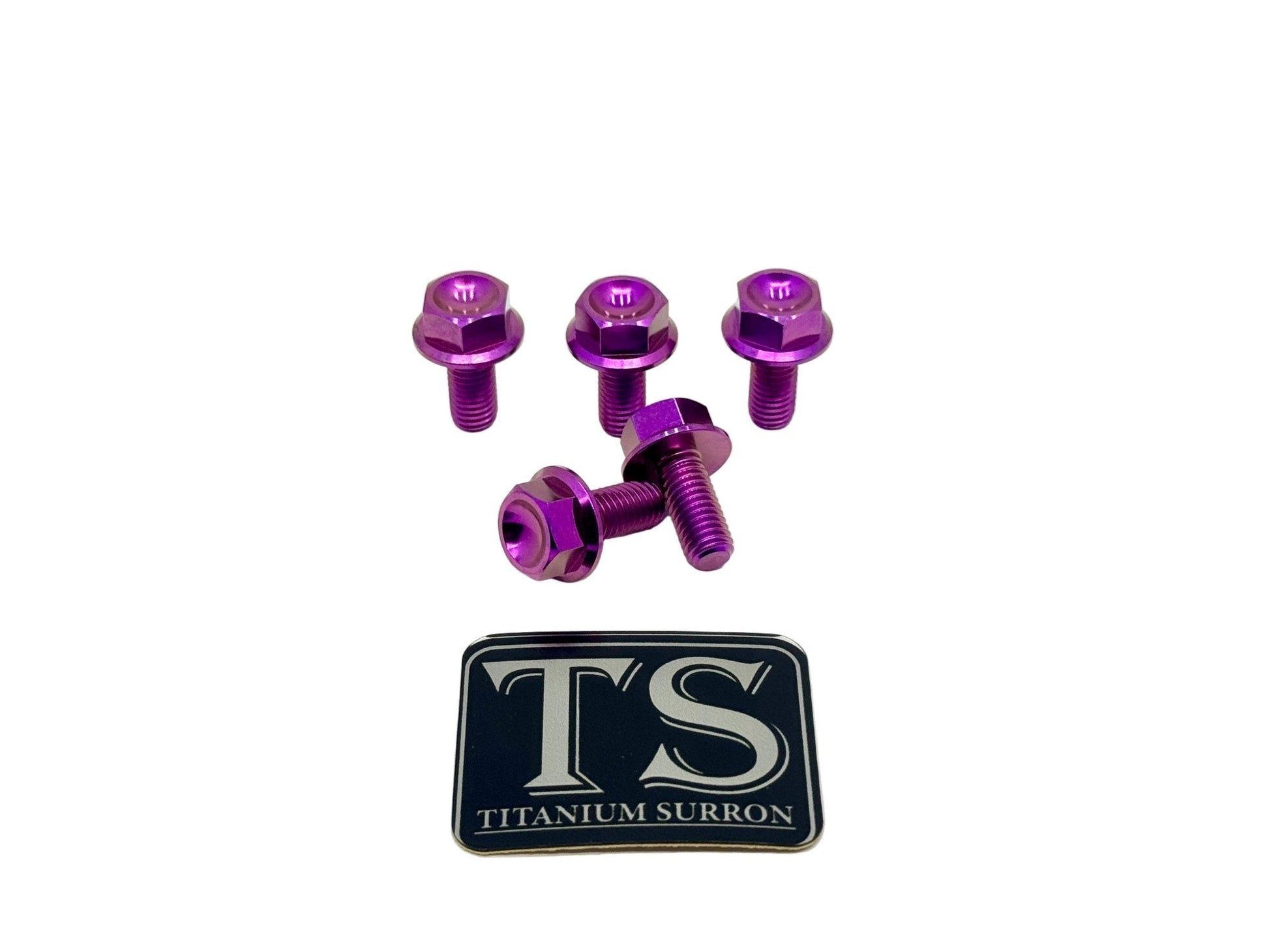 Titanium Rear Sprocket Bolts - E-Moto - Riot Racing