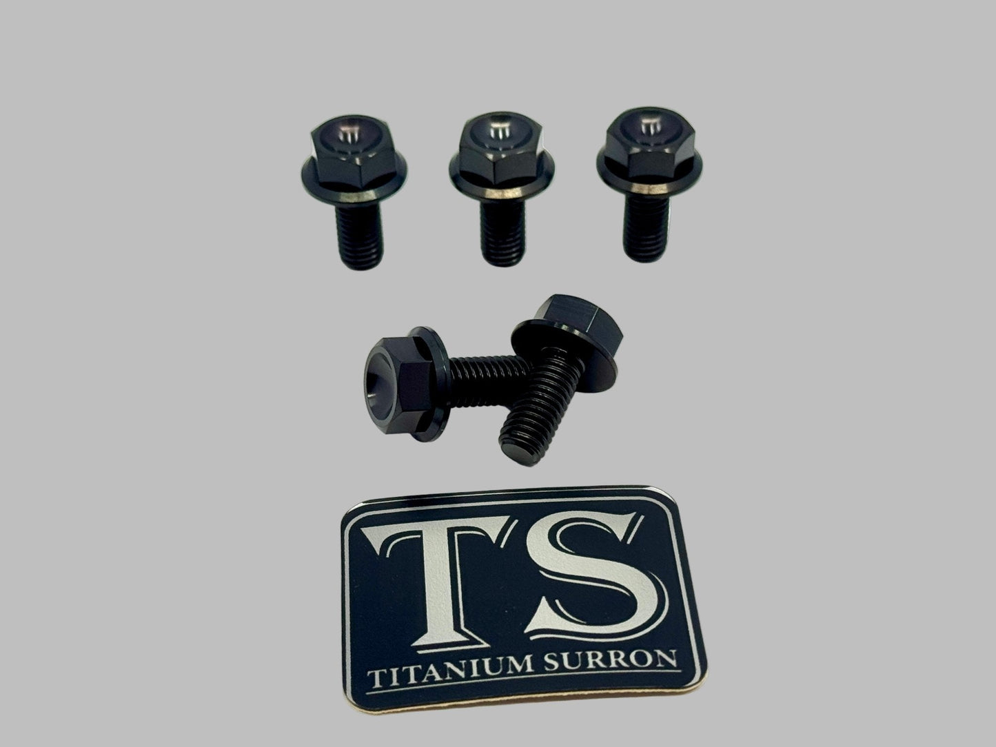 Titanium Rear Sprocket Bolts - E-Moto - Riot Racing