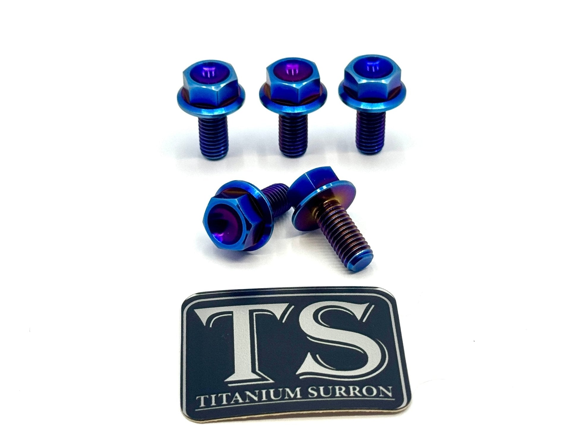 Titanium Rear Sprocket Bolts - E-Moto - Riot Racing