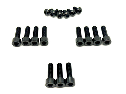 Titanium RFloXa Hawk 35 Pro and Max Fork Bolt Kits (21 pcs) - Riot Racing