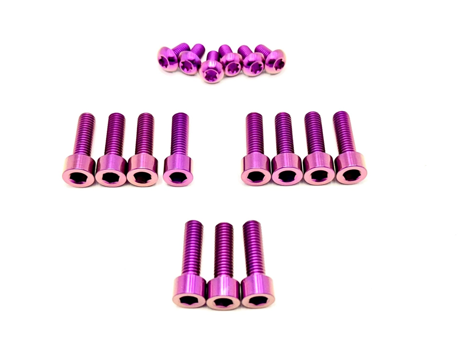 Titanium RFloXa Hawk 35 Pro and Max Fork Bolt Kits (21 pcs) - Riot Racing