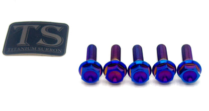 Titanium Rear Sprocket Bolts - E-Moto - Riot Racing