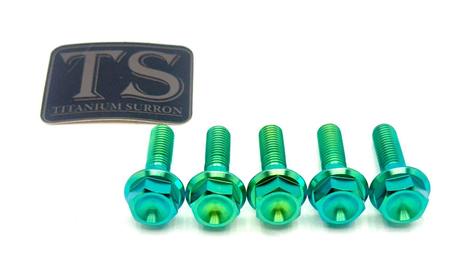 Titanium Rear Sprocket Bolts - E-Moto - Riot Racing