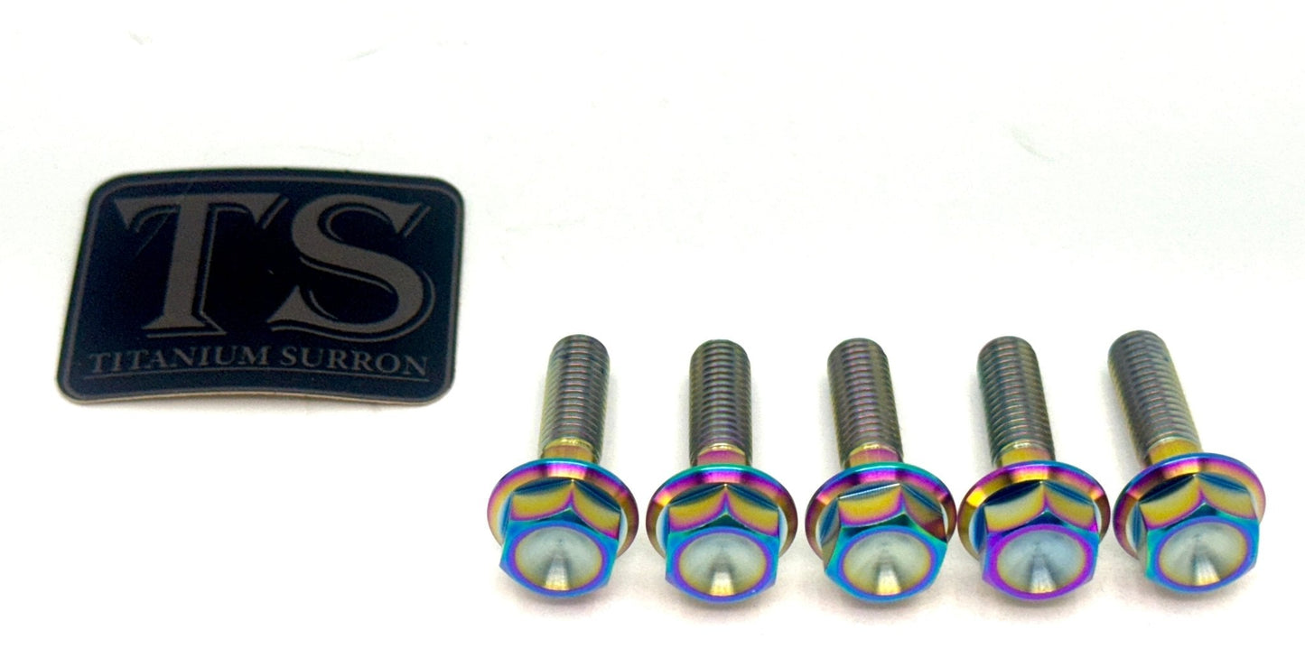 Titanium Rear Sprocket Bolts - E-Moto - Riot Racing