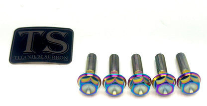 Titanium Rear Sprocket Bolts - E-Moto - Riot Racing