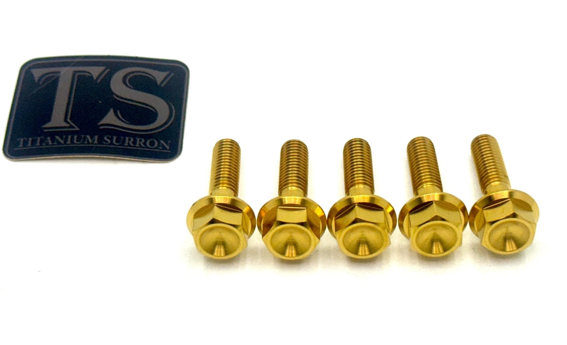 Titanium Rear Sprocket Bolts - E-Moto - Riot Racing