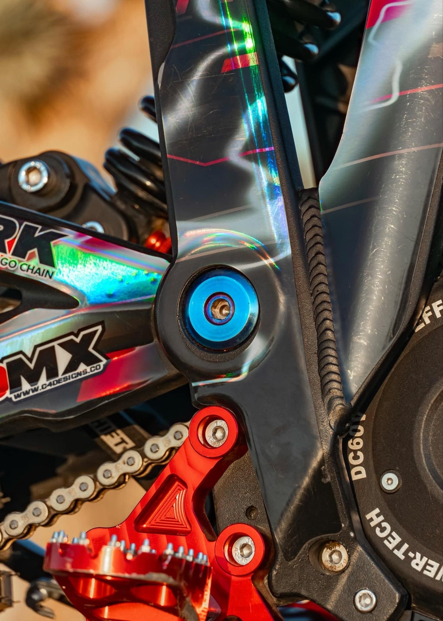 Titanium Talaria Sting Swingarm Bolts (set of two) - Riot Racing